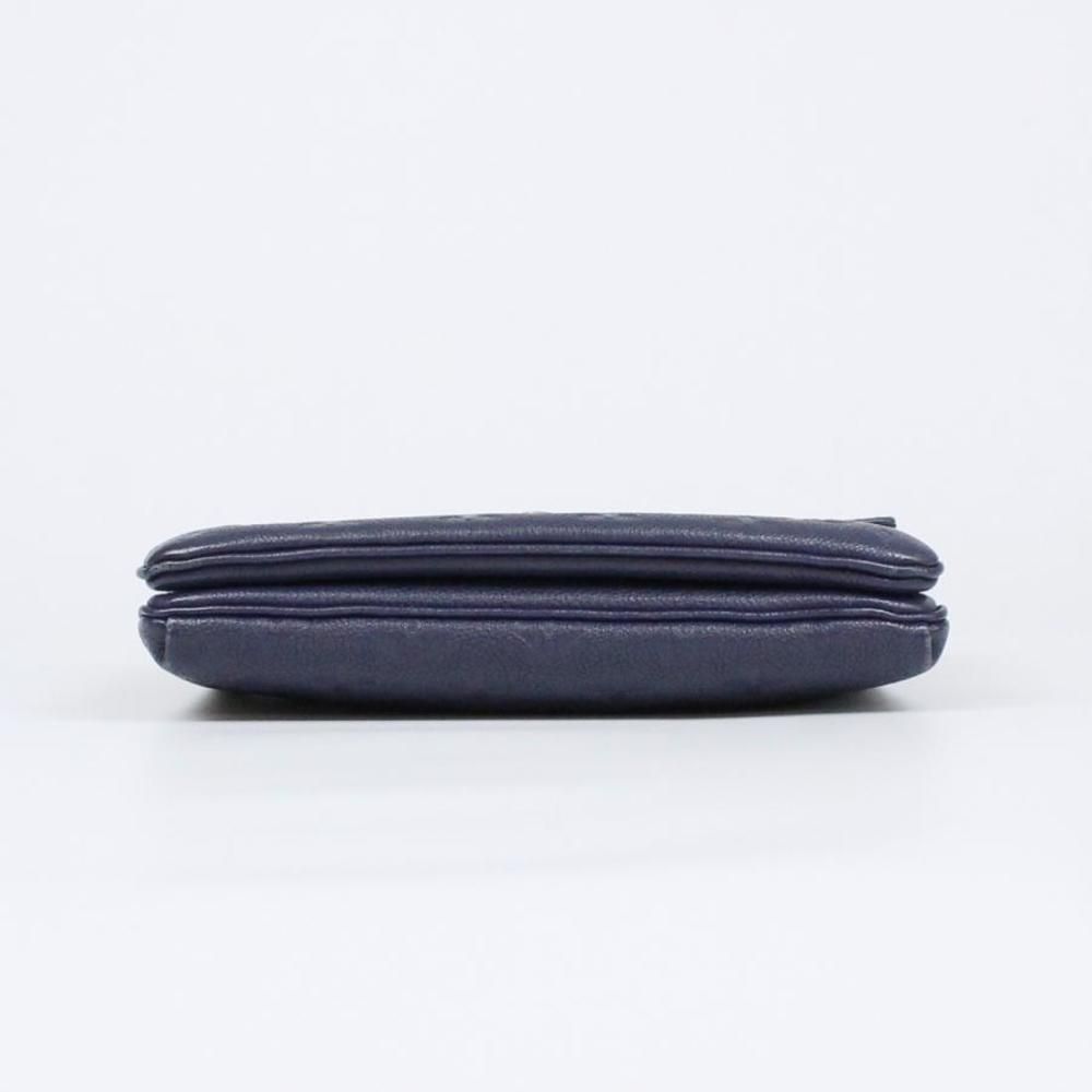 Louis Vuitton Twice Iris Shoulder Bag Amplant Leather Blue - Picture 3 of 9